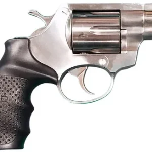 Rock Island 3520S AL3.1  Medium Frame 357 Mag 6 Shot, 2" Stainless Full Shroud Barrel, Cylinder & Frame, Black Finger Grooved Rubber Grip, Transfer Bar Safety, Exposed Hammer