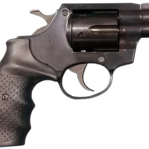 Rock Island 3520B AL3.0  Medium Frame 357 Mag 6 Shot, 2" Blued Full Shroud Barrel, Cylinder & Frame, Black Finger Grooved Rubber Grip, Transfer Bar Safety, Exposed Hammer