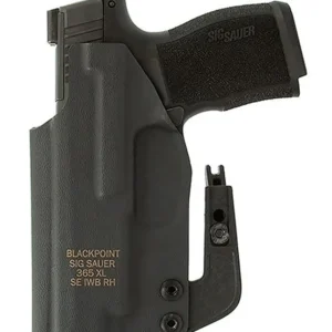 Sig Sauer HOL365XLAPXLH Tactical  IWB Black Polymer Belt Clip Fits Sig P365XL Left Hand