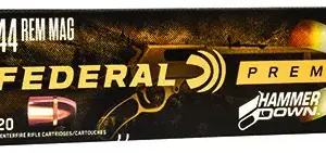 Federal LG441 Premium HammerDown 44RemMag 270gr Bonded Soft Point 20 Per Box/10 Case
