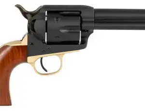Taylors & Company 550430 Old Randall  357 Mag Caliber with 4.75" Barrel, 6rd Capacity Cylinder, Overall Blued Finish Steel & Walnut Navy Size Grip