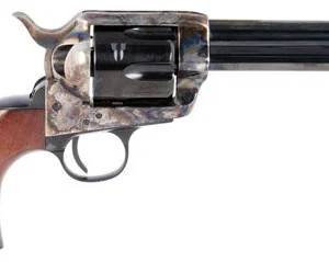 Taylors & Company 200069 1873 Cattleman 357 Mag Caliber with 4.75" Blued Finish Barrel, 6rd Capacity Blued Finish Cylinder, Color Case Hardened Finish Steel Frame & Birdshead Walnut Grip