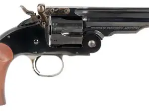 Taylors & Company 550681 Second Model Schofield 38 Special Caliber with 5" Barrel, 6rd Capacity Cylinder, Overall Blued Finish Steel & Walnut Grip