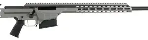 Barrett 18504 MRAD  338 Lapua Mag 26" 10+1 Tungsten Gray Cerakote Tungsten Gray Fixed Adjustable Comb Stock Black Polymer Grip Right Hand