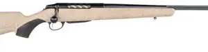 Tikka JRTXRT316 T3x Lite Full Size 308 Win 3+1 22.40" Black Fluted Threaded Barrel, Drilled & Tapped Steel Receiver, Black Webbed Tan Roughtech Synthetic Stock, Black Interchangeable Backstrap Grip