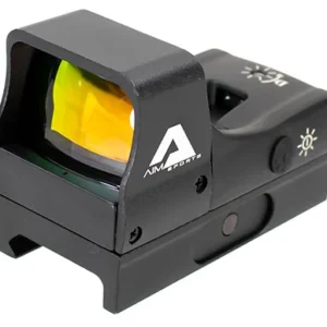 Aim Sports RT5C1 Compact Reflex Sight  Matte Black 1 x 27 mm 3.5 MOA Red Dot