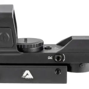 Aim Sports RT503F Full-Size Reflex Sight  Matte Black 1 x 33 mm Red/Green Multi Reticle