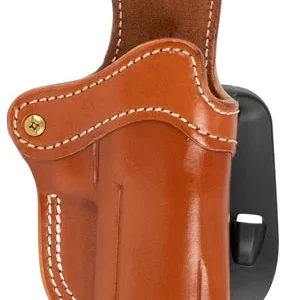 1791 Gunleather ORPDH24CBRR BH2.4 Optic Ready OWB 2.4 Classic Brown Leather Paddle Fits Walther PPQ/Sig P320/Springfield XD-M