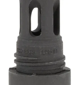 Yankee Hill 431528A Mini QD Flash Hider Black Phosphate Steel with 1/2"-28 tpi Threads & 2.13" OAL for 5.56x45mm NATO AR-Platform