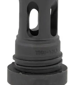 Yankee Hill 431536A Mini QD Flash Hider Black Phosphate Steel with 1/2"-36 tpi Threads & 2.13" OAL for 5.56x45mm NATO AR-Platform