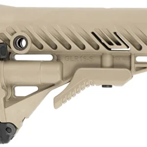 FAB Defense FXGLR16T GLR-16  Buttstock for AR-15/ M16 Flat Dark Earth Polymer