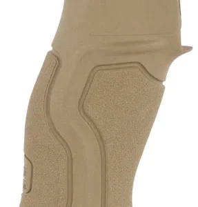FAB Defense FXGRADUSFBVT Gradus Ergonomic Beavertail Pistol Grip for AR-15/ AR-10/ M16/ M4 Rubberized Flat Dark Earth Overmold Polymer Core