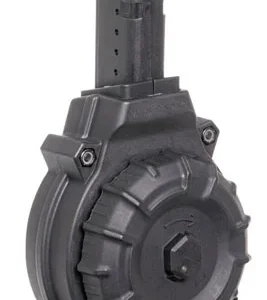 ProMag DRMA12 Standard  50rd Drum 9mm Luger Fits AR-15 Compatible w/ Glock Style Mags Black DuPont Zytel Polymer