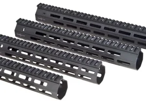 Troy Ind SRAIML115BT00 Battle Rail  15" L Aluminum with Black Anodized Finish & M-LOK Slots for AR-15