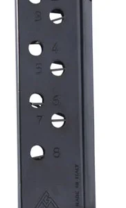 Mec-Gar MGWPP32FRB Standard  8rd Detachable w/Finger Rest 32 ACP Fits Walther PP Blued Carbon Steel