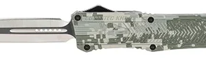 CobraTec Knives LADCCTK1DAGNS CTK-1  Large 3.75" OTF Dagger Plain D2 Steel Blade/Army DigiCamo Aluminum Handle Features Glass Breaker Includes Pocket Clip