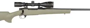 Howa HGP23PRCG M1500 Gamepro Gen2 300 PRC 3+1 24" Threaded Barrel, Blued Metal Finish, Green Fixed Hogue Pillar-Bedded Overmolded Stock, Includes GamePro 4-12x40mm Scope