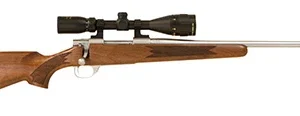 Howa HWH308TS M1500 Standard Hunter 308 Win 5+1 22" Stainless Steel Threaded Barrel, Stainless Steel Receiver, Fixed Walnut Stock, *Scope Not Included*