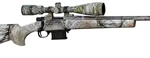 Howa HMA70222FY M1500 Mini Action Full Size 223 Rem 5+1 20" Yote Heavy Barrel, Yote Drilled & Tapped Steel Receiver, Yote Fixed HTI Synthetic Stock, Nikko Stirling GamePro 4-12x40mm