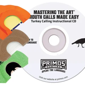 Primos PS1243 Mastering the Art Call Pack Diaphragm Call Attracts Turkeys Multi Color Blister Pack