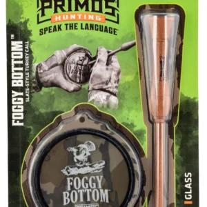 Primos PS2906 Foggy Bottom  Friction Call Attracts Turkeys Mossy Oak Original BottomLand Wood/Glass