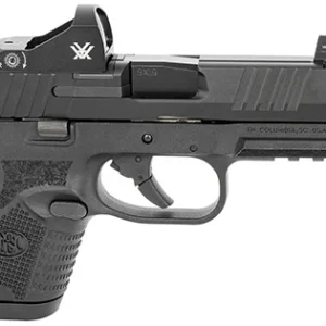 FN 66100803 509CT w/Optic 9mm Luger 10+1 4.32" Black Steel Threaded Barrel, Black PVD Optic Cut/Serrated Steel Slide & Polymer Frame w/Picatinny Rail, Vortex Viper Red Dot, Ambidextrous