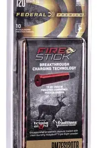 Federal PMZFS120T8 Premium Fire Stick 50Cal 120gr 10 Per Box/10 Case *For Traditions Nitro Only