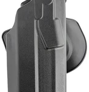 Safariland 73788325411 7TS  OWB Black SafariSeven Compatible with Glock 17 w/Light, Belt Slide/Paddle Mount, Right Hand