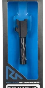 Rival Arms RA20G301A Precision V1 Drop-In Barrel 9mm Luger 3.41" Black PVD Finish 416R Stainless Steel Material for Glock 43