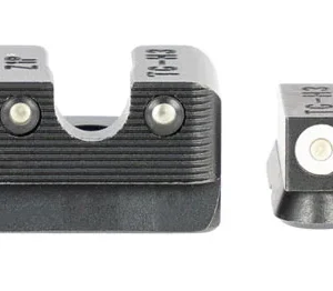 TruGlo TG231Z1W Tritium Pro  Black | Green Tritium White Outline Front Sight Green Tritium Rear Sight