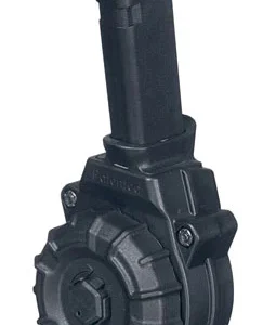 ProMag DRMA35 Standard  30rd Drum 9mm Luger Compatible w/ Glock 43X/48 Black DuPont Zytel Polymer
