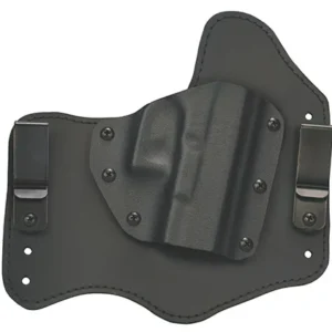 Homeland HLHSIGP228 Homeland Hybrid  IWB Black Leather Belt Clip Fits Sig P228 Right Hand