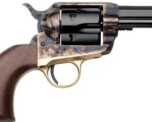 Pietta HF357CHS312NM 1873 Great Western II Posse 357 Mag 6rd 3.50" Blued Steel Barrel & Cylinder, Color Case Hardened Steel Frame, Walnut Grip, Exposed Hammer