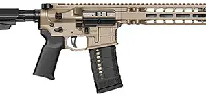 Radian Weapons R0514 Model 1 Pistol 223 Wylde 30+1 10.50", FDE Billet Rec/M-Lok Handguard, Smooth Buffer Tube (No Brace), Magpul Grip, Ambi Controls, Dead Air QD Flash Hider, Adj. Trigger