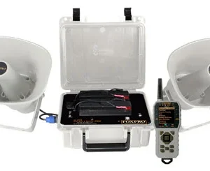 Foxpro SSCPW Super Snow-Crow Pro  Attracts Crow/Predator/Snow Goose Features TX1000 Transmitter White ABS Polymer