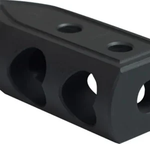 Timber Creek Outdoors 223HBBLC Heart Breaker Muzzle Brake Black Cerakote with 1/2"-28 tpi Threads for 223 Rem AR-Platform