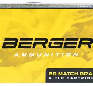 Berger Bullets 31021 Tactical Rifle 6.5Creedmoor 130gr Hybrid Open Tip Match 20 Per Box/10 Case