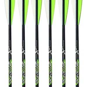 Carbon Express 52141 Piledriver Crossbolt Green 22" Carbon Fiber 6 Pack