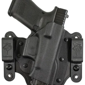 DeSantis Gunhide 176KA8JZ0 Hidden Truth  IWB Black Leather Belt Clip Fits Sig P365/P365XL/P365 SAS Right Hand