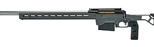 Savage Arms 57701 110 Elite Precision 223 Rem 10+1 26" Matte Stainless, Matte Black Rec, Gray Cerakote Adjustable MDT ACC Aluminum Chassis Stock, Left Hand (MB Not Included)