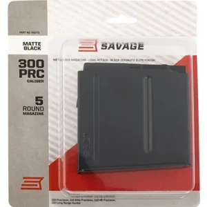Savage Arms 55273 110  5rd 300 PRC Fits Savage 110 LR Hunter/110 Precision/110 Elite Precision/110 HS Precision Matte Black Steel