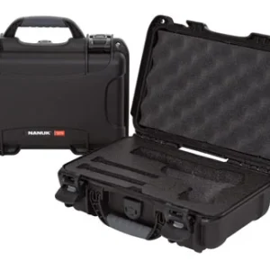 Nanuk 909CLASG1 909 Classic Gun Case Waterproof & Airline Approved Black Polyethylene w/ Closed-Cell Foam 11.44" L x 7" W x 3.68" H Interior Dimensions