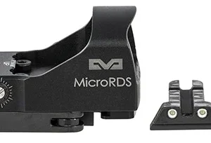 Meprolight USA 88070500 MicroRDS  Black 23x17mm 3 MOA Red Dot Illuminated Reticle Fits Glock