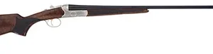 TriStar 38141 Bristol SxS 410 Gauge 28" 2rd 3" Silver Engraved with 24K Gold Inlay Rec Oiled Turkish Walnut Stock Right Hand (Full Size) Includes 5 MobilChoke