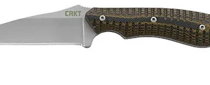 CRKT 2388 S.P.E.W.  3" Fixed Wharncliffe Plain Bead Blasted Black/Brown Blade/G10 Black/Brown G10 Handle Includes Sheath