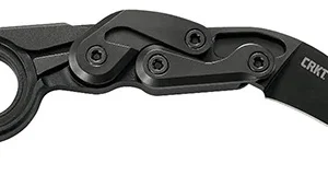 CRKT 4042 Provoke First Responder 2.41" Folding Plain Black TiN D2 Steel Blade/Black Aluminum Handle Includes Sheath