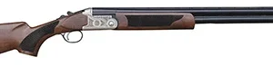 Pointer KAR1228 Acrius  12 Gauge 3" 2rd 28" Black O/U Barrel, Nickel Engraved Metal Finish, Turkish Walnut Stock Includes 5 Chokes