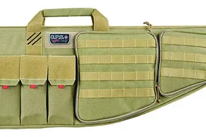 GPS Bags T35ART Tactical AR Case 35" Tan 1000D Nylon with Mag & Storage Pockets, Lockable Zippers, External Handgun Pocket & DuPont Teflon Coating