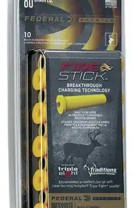 Federal PMZFS80T8 Premium Fire Stick Muzzleloader 50Cal 80gr 10 Per Box/10 Case *For Traditions Nitro Only