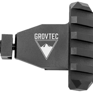 GrovTec US Inc GTSW321 Picatinny Rail  Angled Black Anodized Aluminum